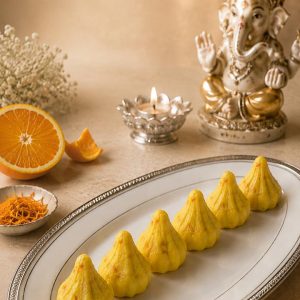 Orange Sandesh Modak